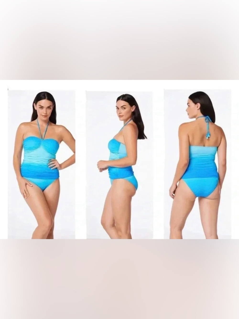 Bleu Rod Beattie Coast To Coast Bandeau Tankini Top and Bikini Bottom